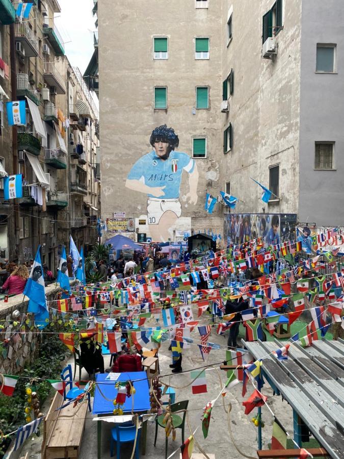 Geman Flat - 1 Min Maradona Mural Νάπολη Εξωτερικό φωτογραφία