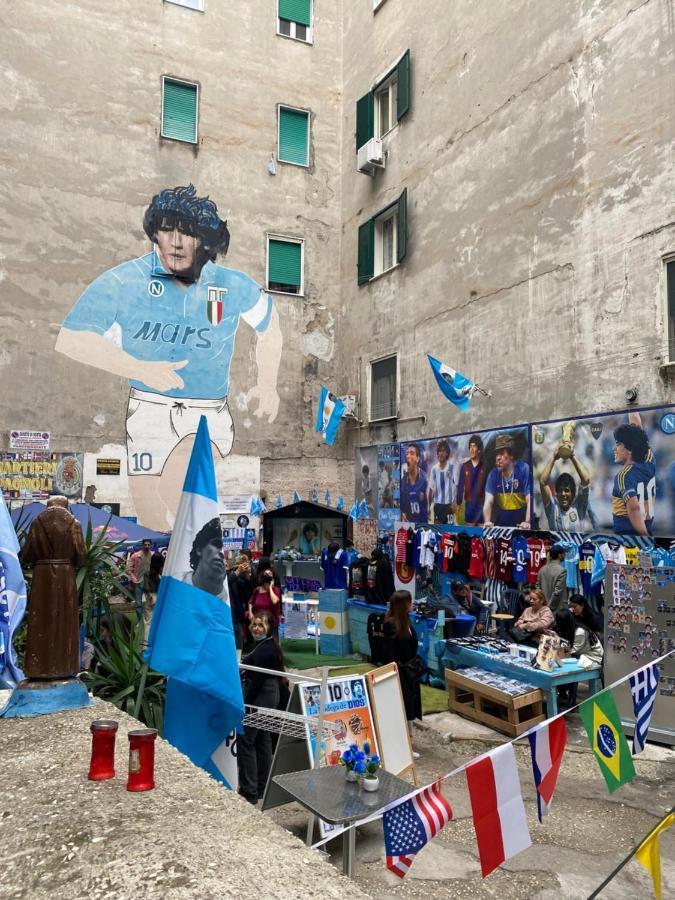 Geman Flat - 1 Min Maradona Mural Νάπολη Εξωτερικό φωτογραφία