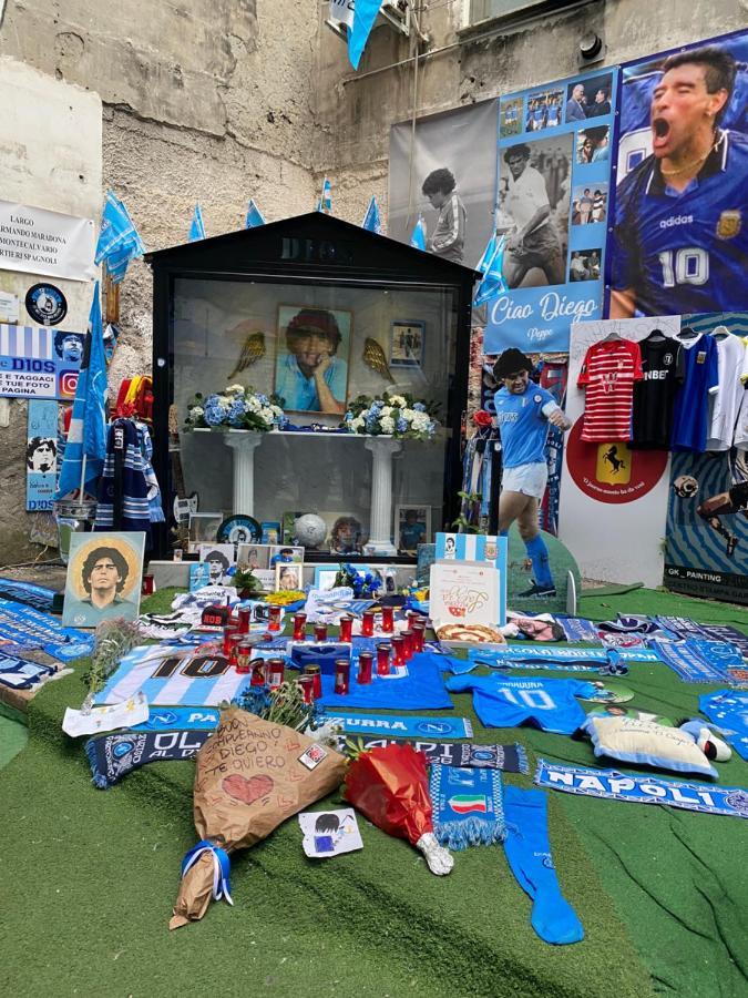 Geman Flat - 1 Min Maradona Mural Νάπολη Εξωτερικό φωτογραφία